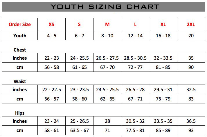 SIZING CHART – Delco-Cut Productions